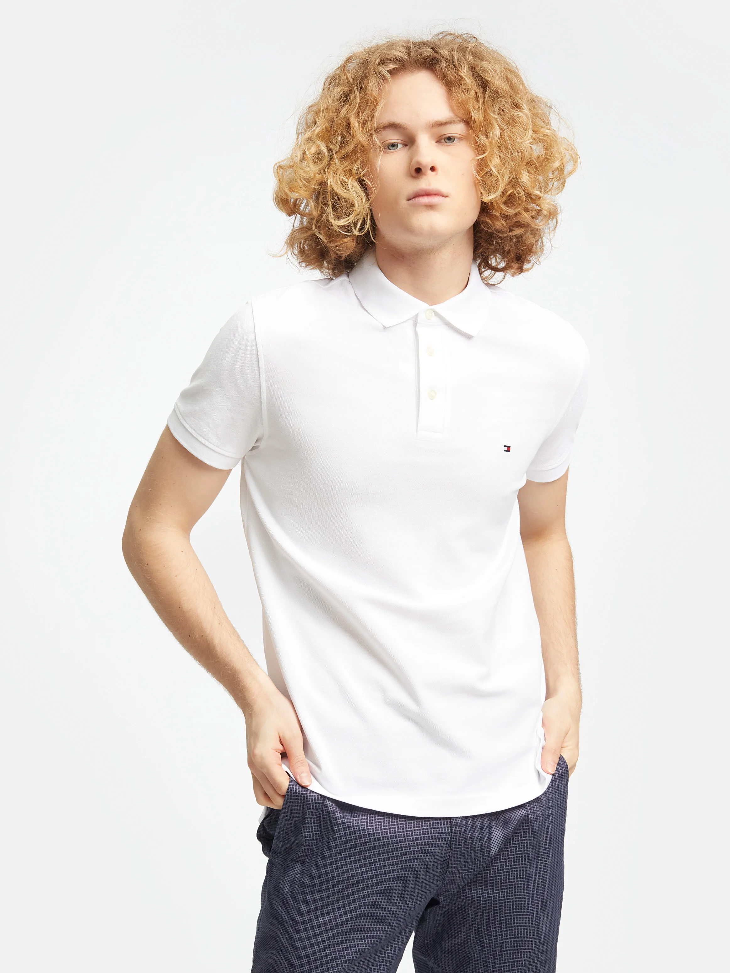 TOMMY HILFIGER Áo Polo Nam Tay Ngắn - IM Core 1985 Slim Polo