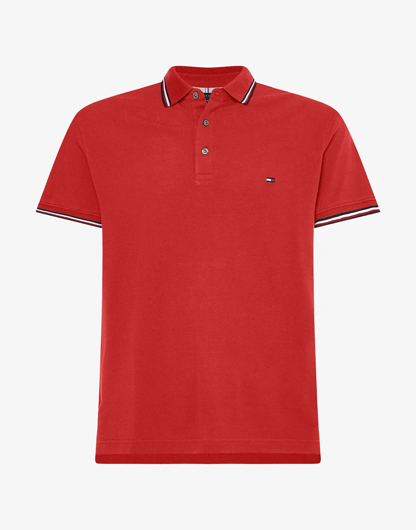 TOMMY HILFIGER Áo Polo Nam Tay Ngắn 1985 RWB Tipped Slim Polo