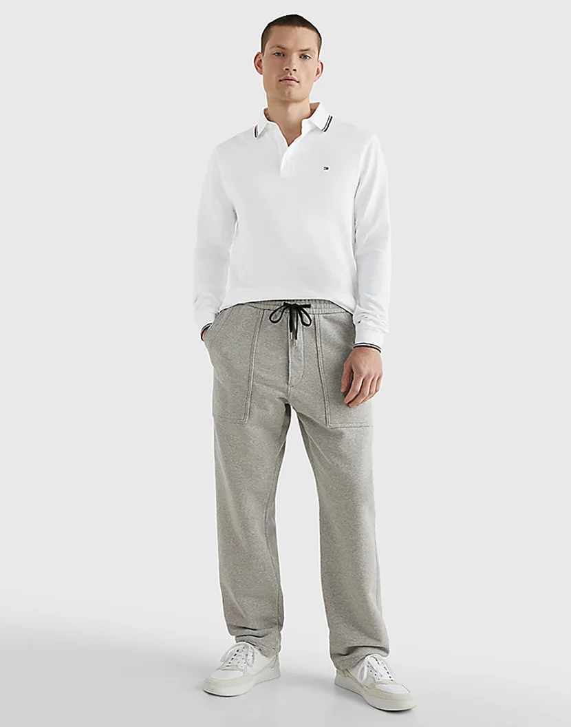 TOMMY HILFIGER Áo Polo Nam Tay Dài 1985 RWB Tipped Slim Ls Polo