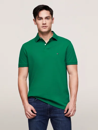 TOMMY HILFIGER Áo Polo Nam Tay Ngắn IM 1985 Regular Polo