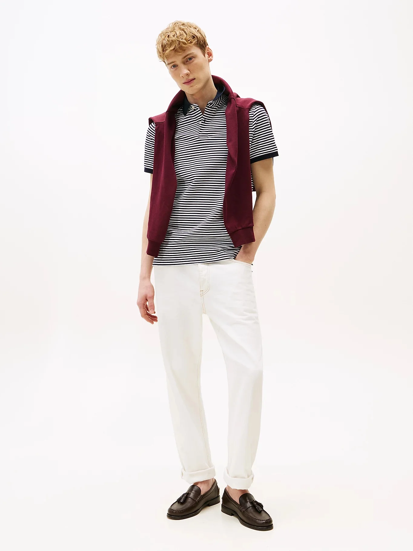 TOMMY HILFIGER Áo Polo Nam Tay Ngắn IM 1985 Regular Polo