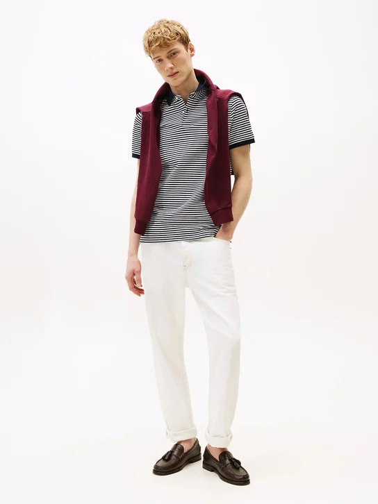 TOMMY HILFIGER Áo Polo Nam Tay Ngắn IM 1985 Regular Polo