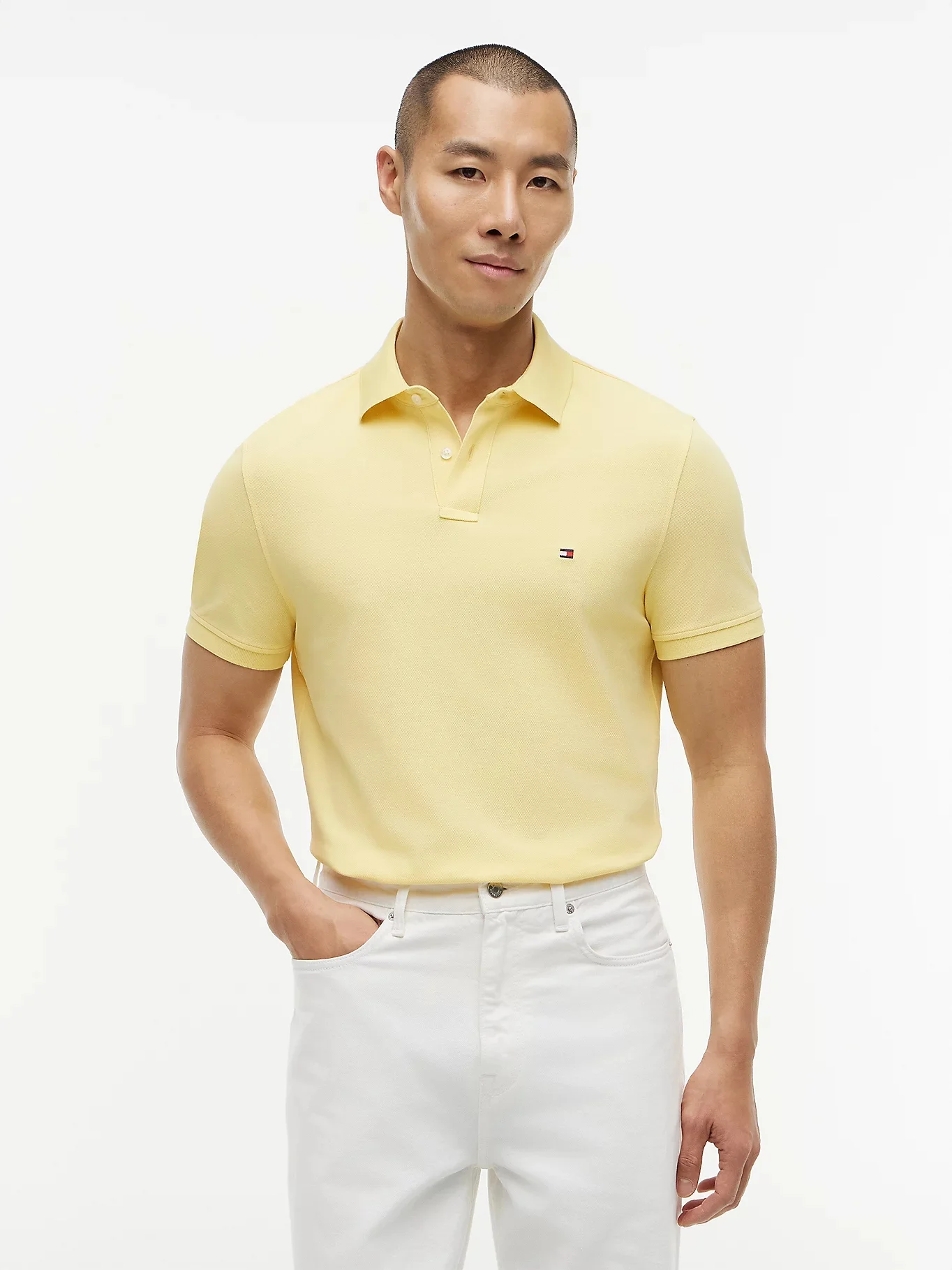 TOMMY HILFIGER Áo Polo Nam Tay Ngắn IM 1985 Regular Polo