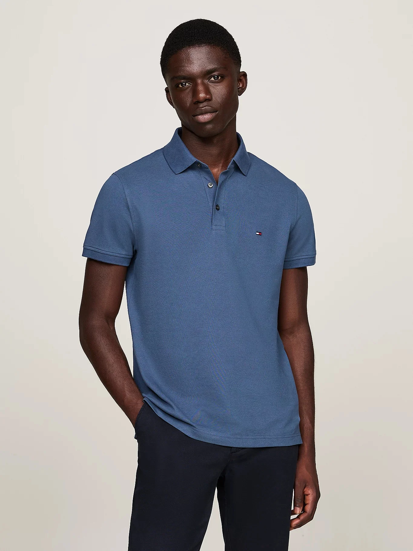 TOMMY HILFIGER Áo Polo Nam Tay Ngắn IM 1985 Slim Polo