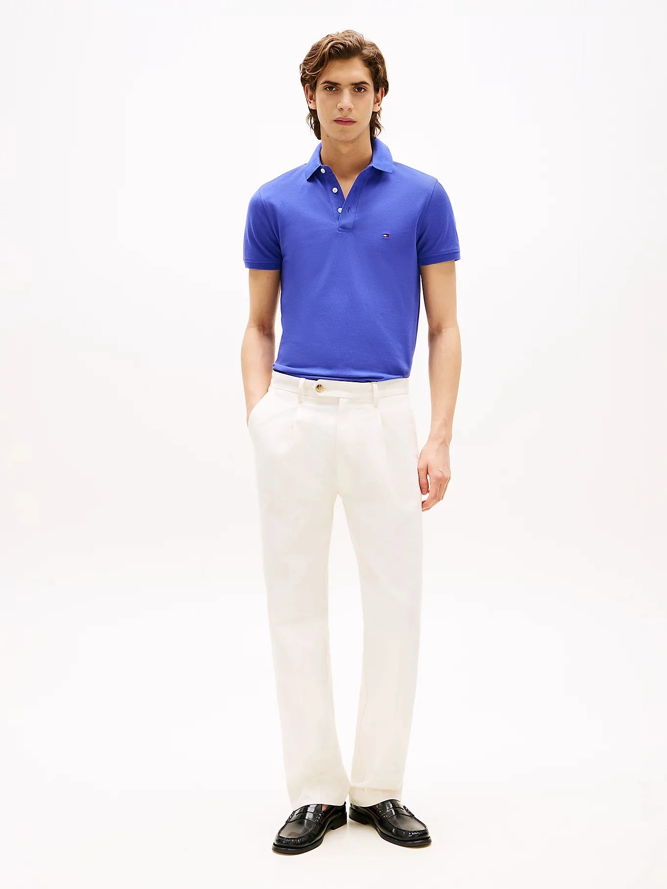 TOMMY HILFIGER Áo Polo Nam Tay Ngắn IM 1985 Slim Polo