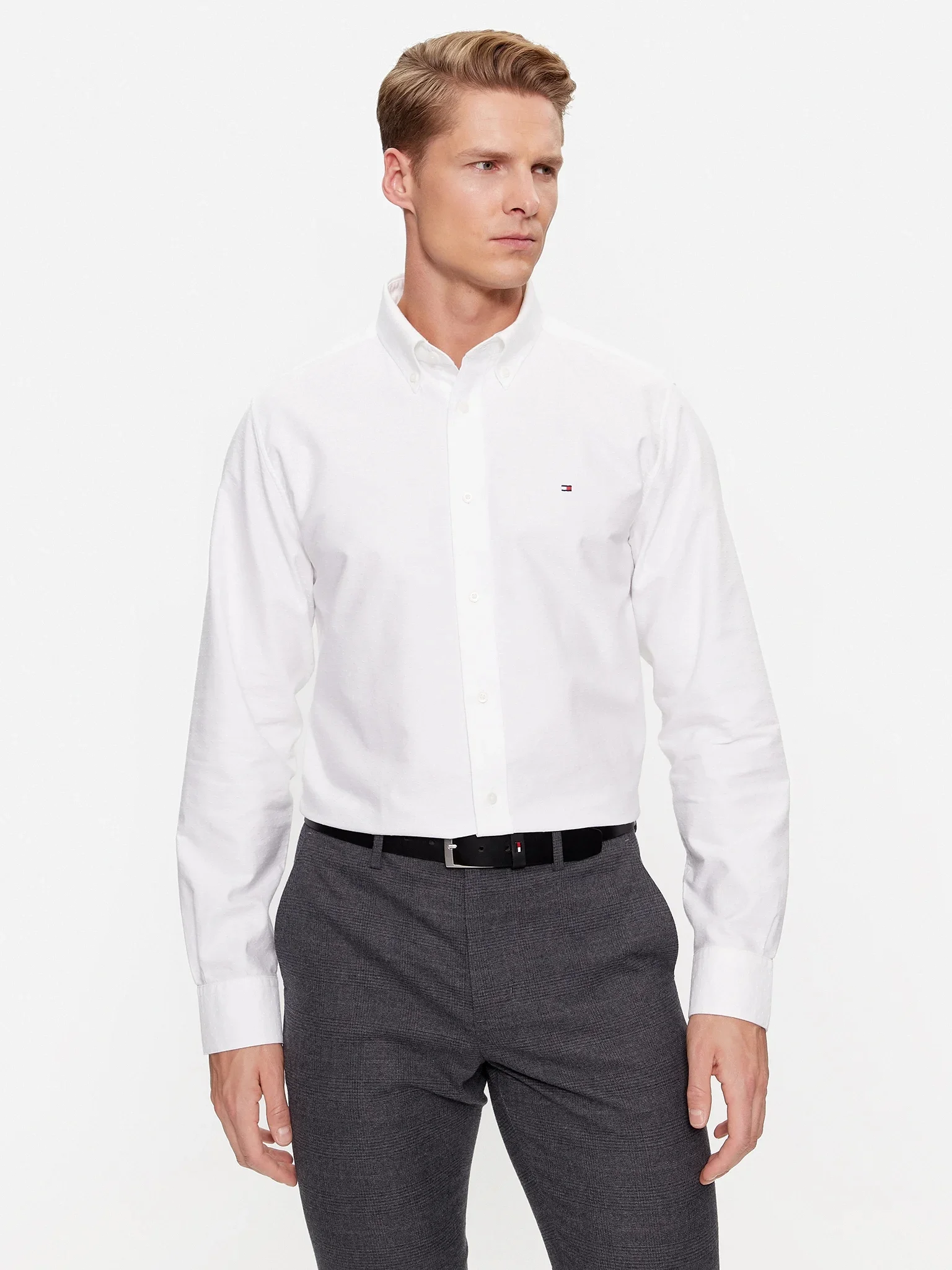 TOMMY HILFIGER Áo Sơ Mi Nam Tay Dài Oxford Dobby RF Shirt
