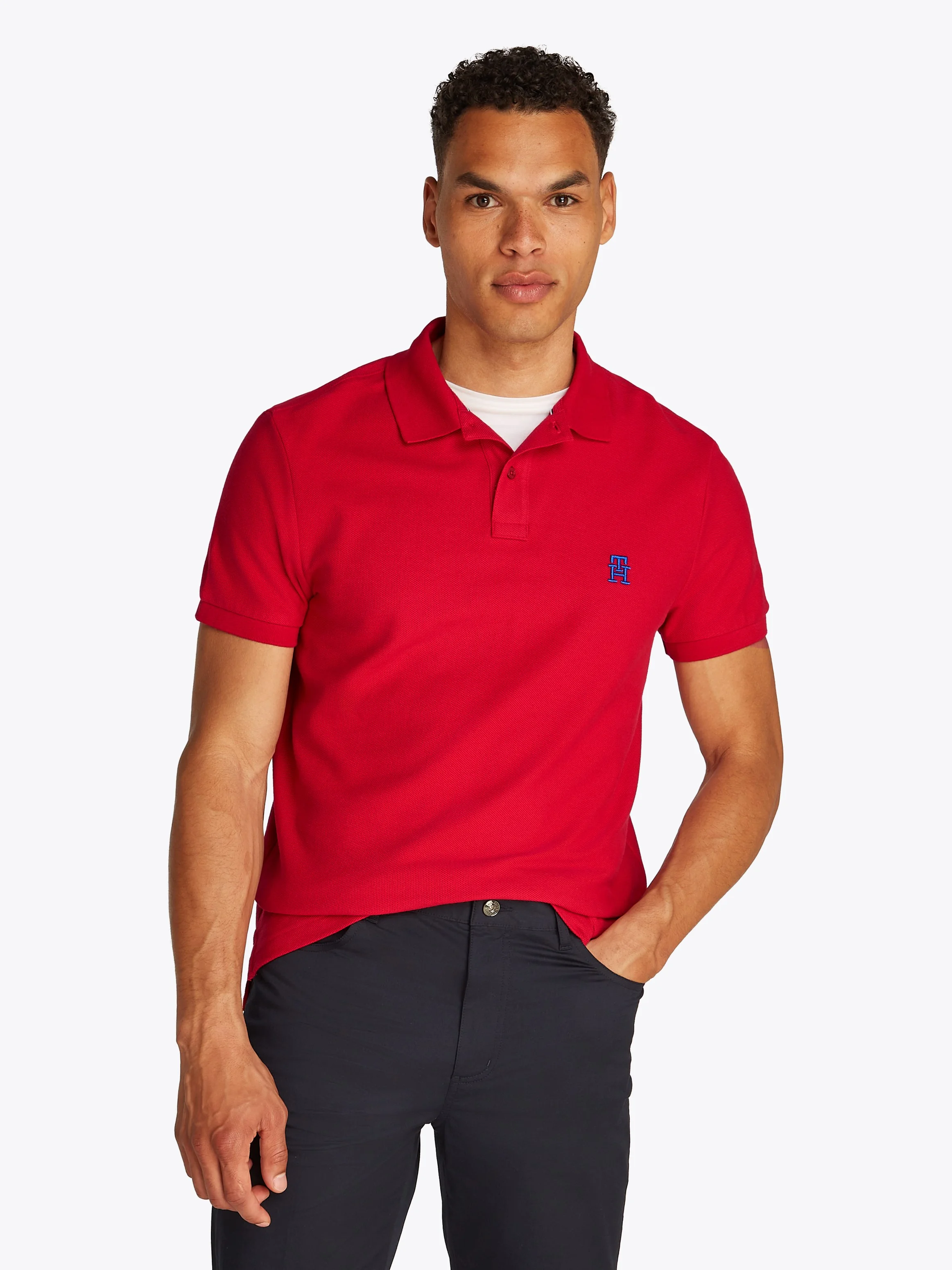 TOMMY HILFIGER Áo Polo Nam Tay Ngắn IMD Reg Polo