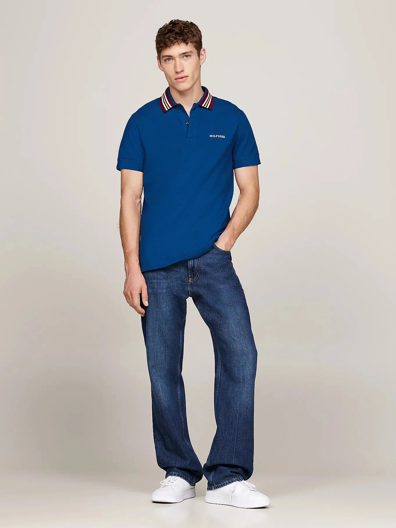 TOMMY HILFIGER Áo Polo Nam Tay Ngắn - Gifting Polo RWB Collar Reg Polo