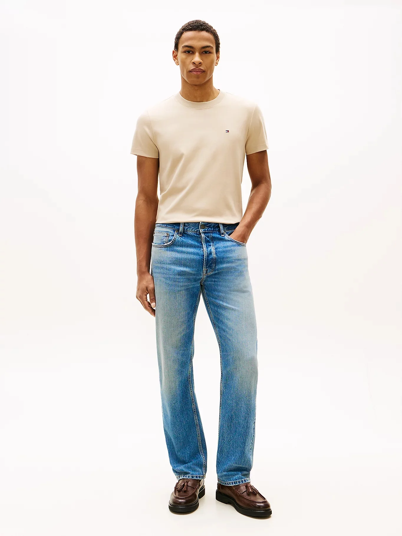 TOMMY HILFIGER Áo Thun Nam Tay Ngắn Luxury Interlock Tee