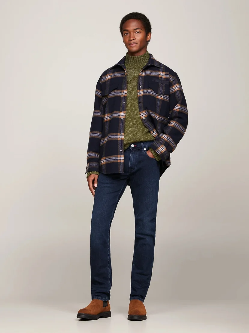 TOMMY HILFIGER Quần Jeans Nam - Straight Denton Str Meek Blueblk