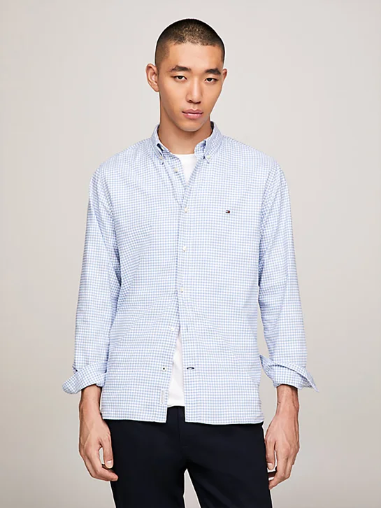 TOMMY HILFIGER Áo Sơ Mi Nam Tay Dài 1985 Oxford Gingham RF Shirt
