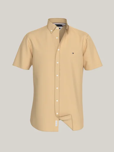 TOMMY HILFIGER Áo Sơ Mi Nam Tay Ngắn 1985 Flex Oxford RF Shirt S/S