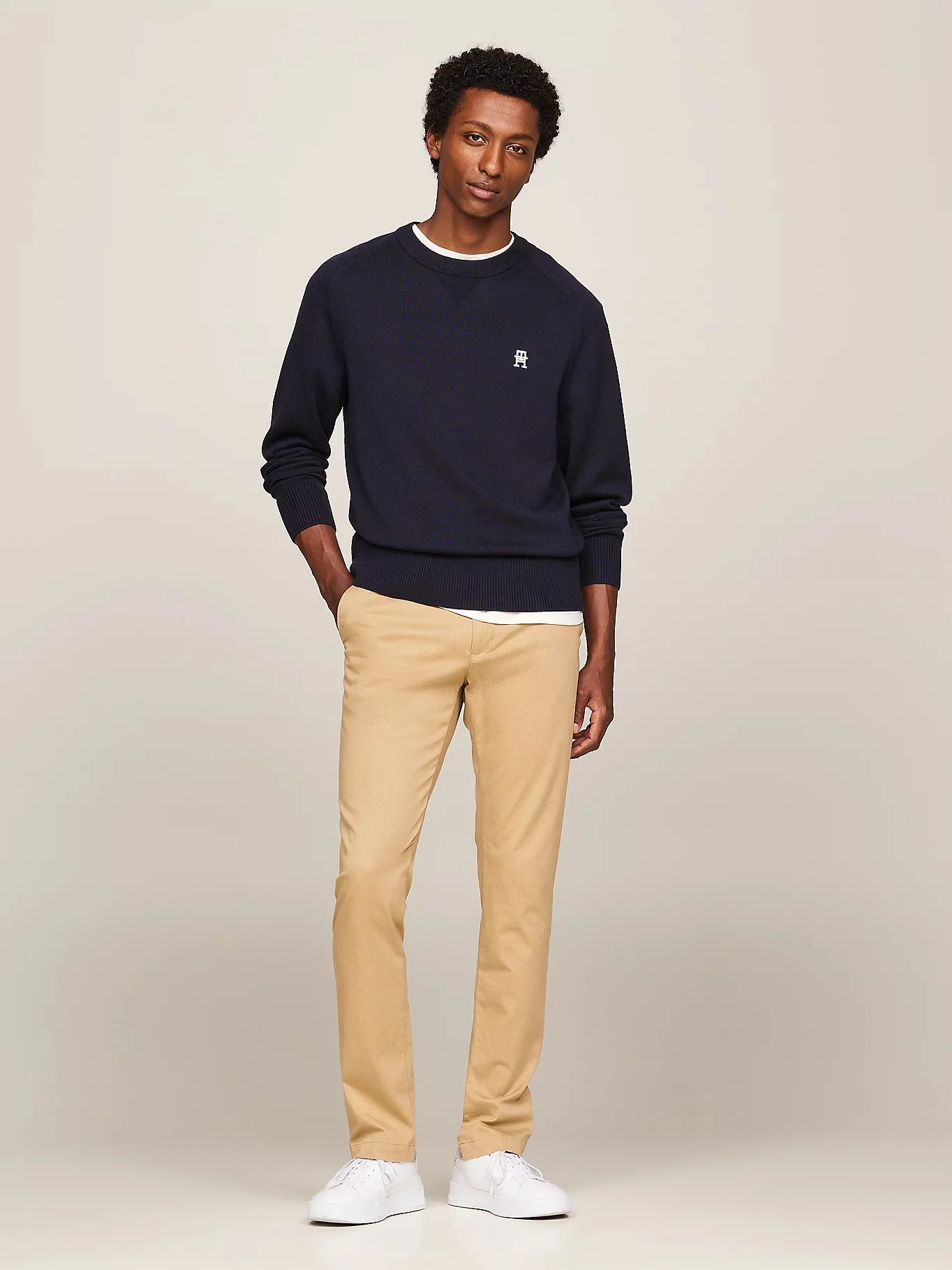 TOMMY HILFIGER Quần Dài Nam Chino Bleecker Printed Structure