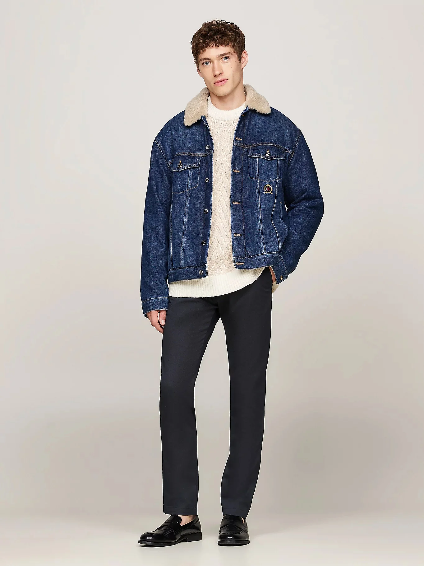 TOMMY HILFIGER Quần Dài Nam Chino Bleecker Printed Structure