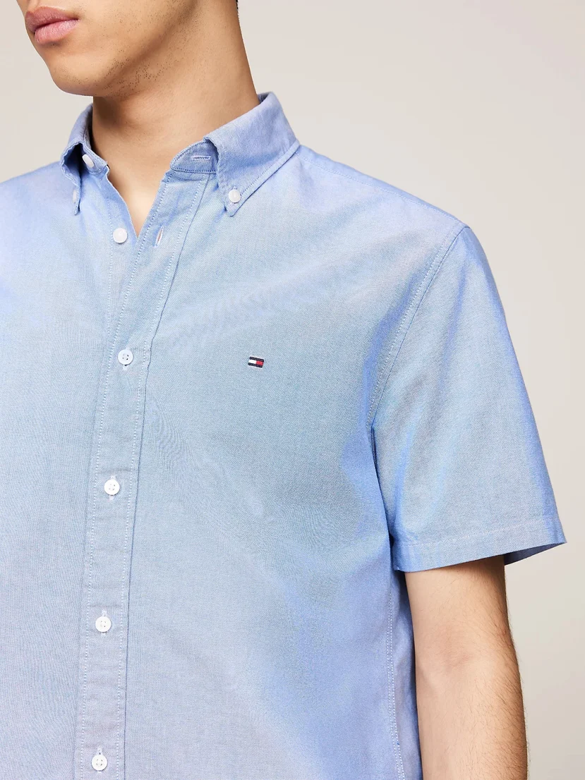 TOMMY HILFIGER Áo Sơ Mi Nam Tay Ngắn Heritage Oxford RF Shirt S/S