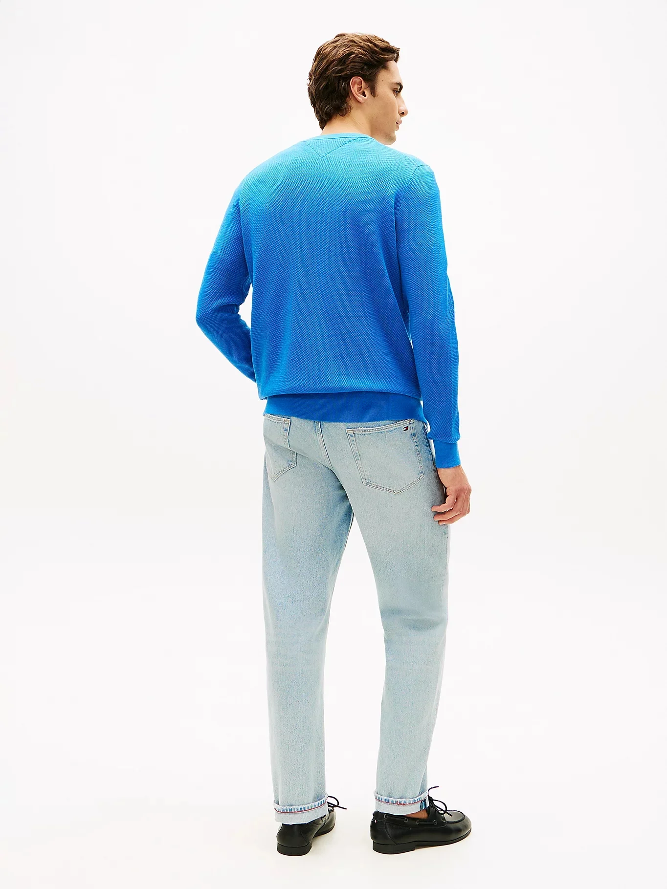 TOMMY HILFIGER Áo Sweater Nam Tay Dài Essential Structure Crew Neck