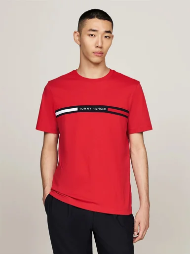 TOMMY HILFIGER Áo Thun Nam Tay Ngắn Hilfiger Chest Insert Tee