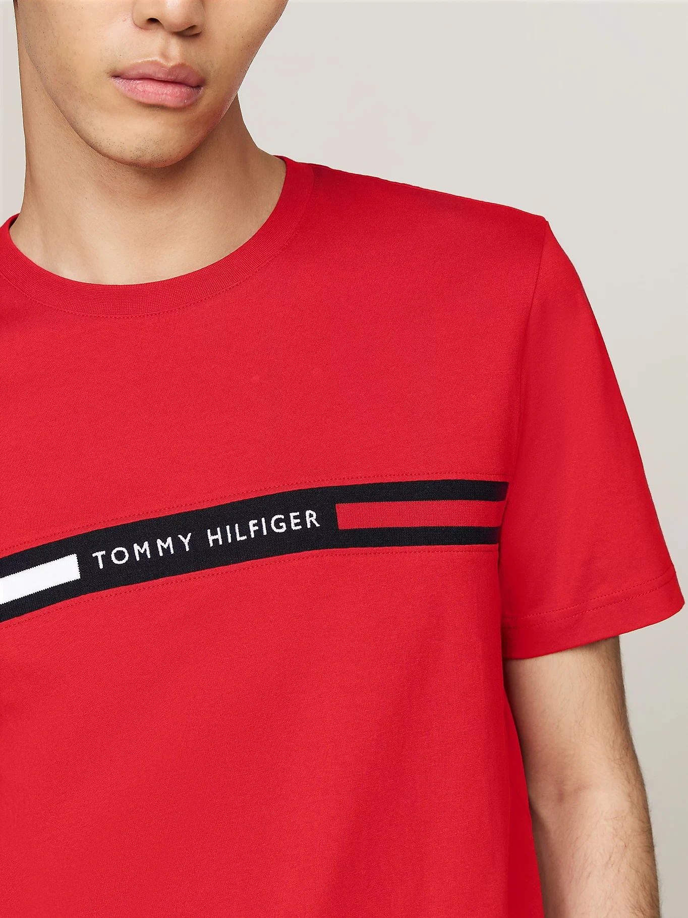 TOMMY HILFIGER Áo Thun Nam Tay Ngắn Hilfiger Chest Insert Tee