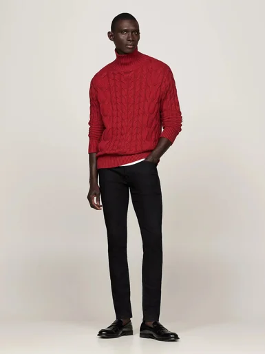 TOMMY HILFIGER Quần Jeans Nam Slim Bleecker SSTR Bryce Black