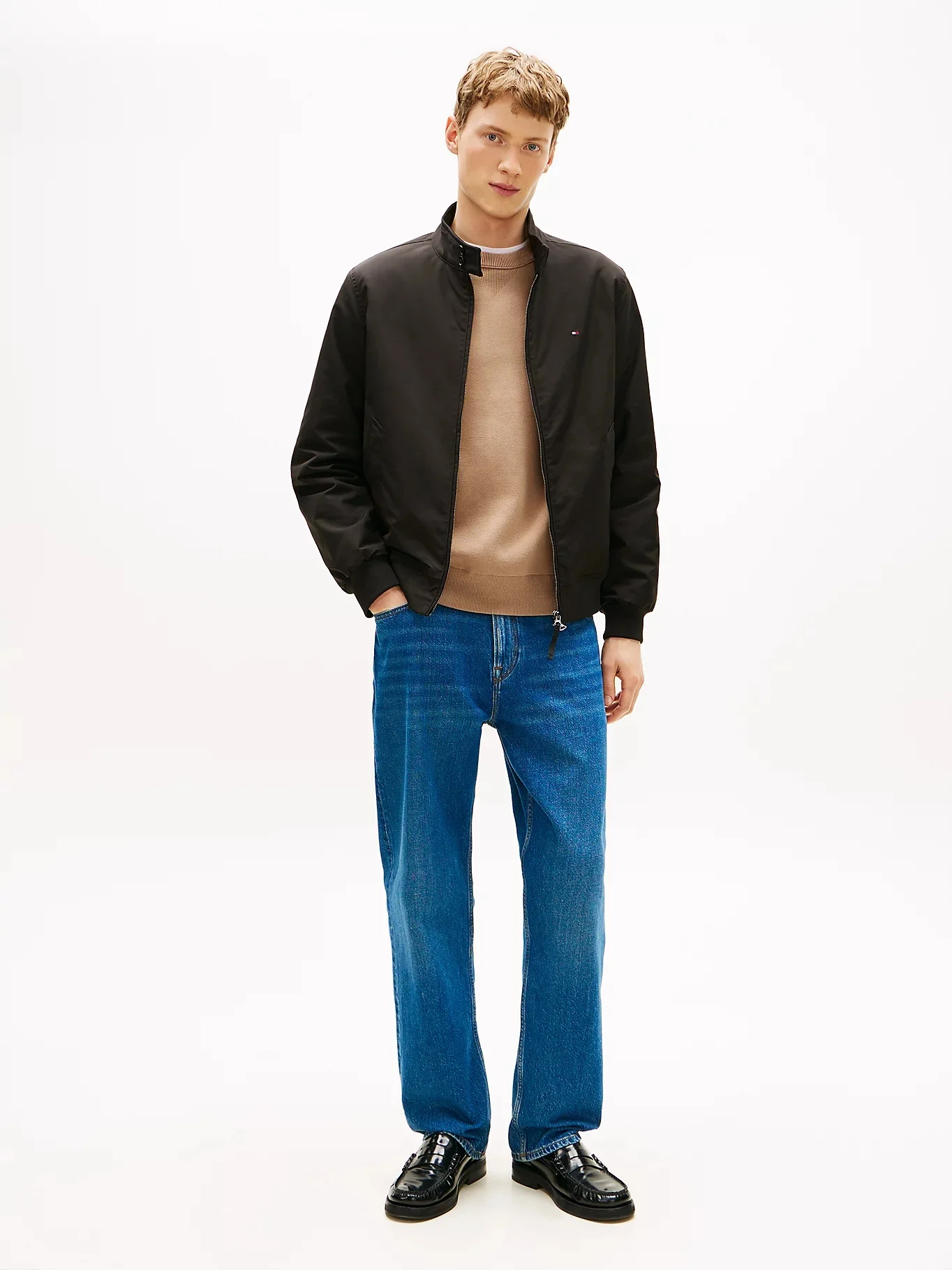 TOMMY HILFIGER Áo Khoác Nam Tay Dài Harrington Jacket