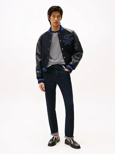 TOMMY HILFIGER Quần Jeans Nam Slim Bleecker SStr Stew Blue