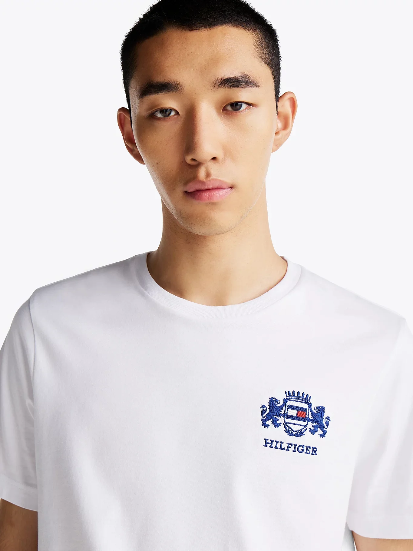 TOMMY HILFIGER Áo Thun Nam Tay Ngắn Hilfiger Small Crest Tee