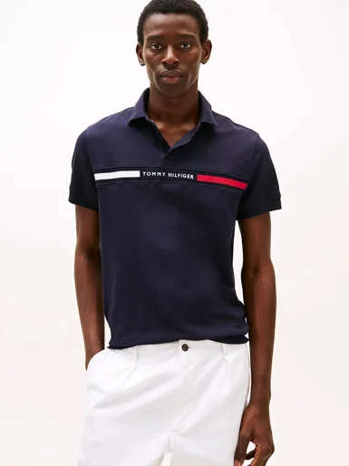 TOMMY HILFIGER Áo Polo Nam Tay Ngắn Hilfiger Chest Insert Reg Polo