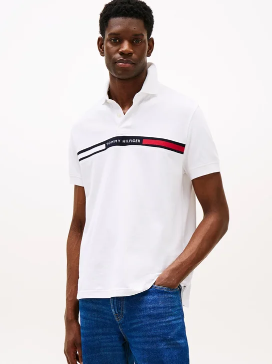 TOMMY HILFIGER Áo Polo Nam Tay Ngắn Hilfiger Chest Insert Reg Polo