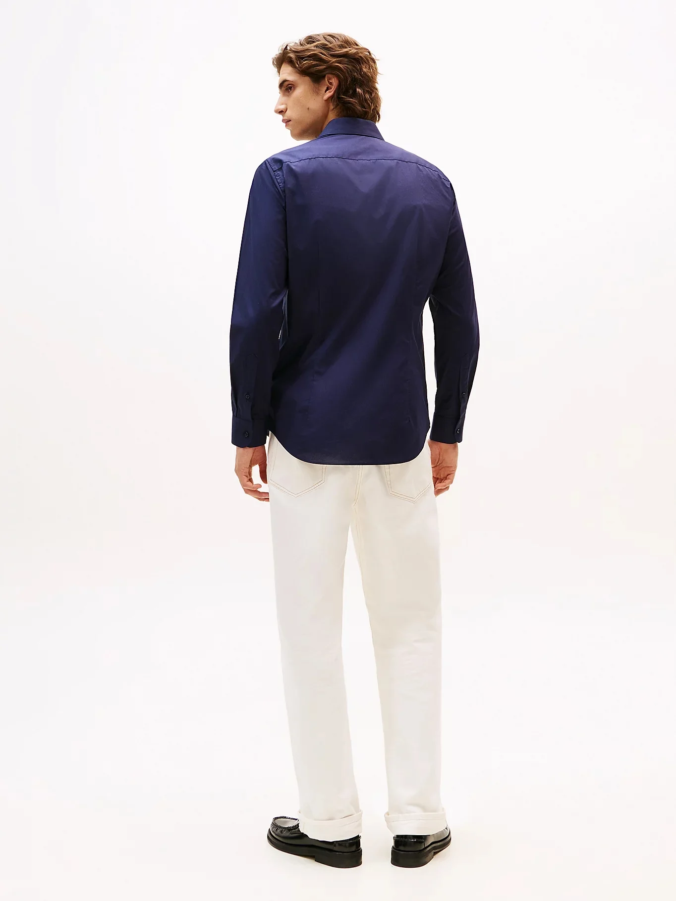 TOMMY HILFIGER Áo Sơ Mi Nam Tay Dài Cl Flex Poplin SF Shirt