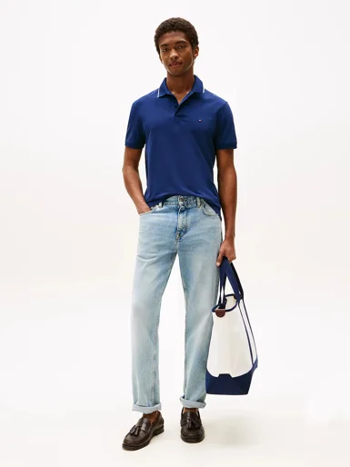 TOMMY HILFIGER Áo Polo Nam Tay Ngắn Performance Tipped Reg Polo