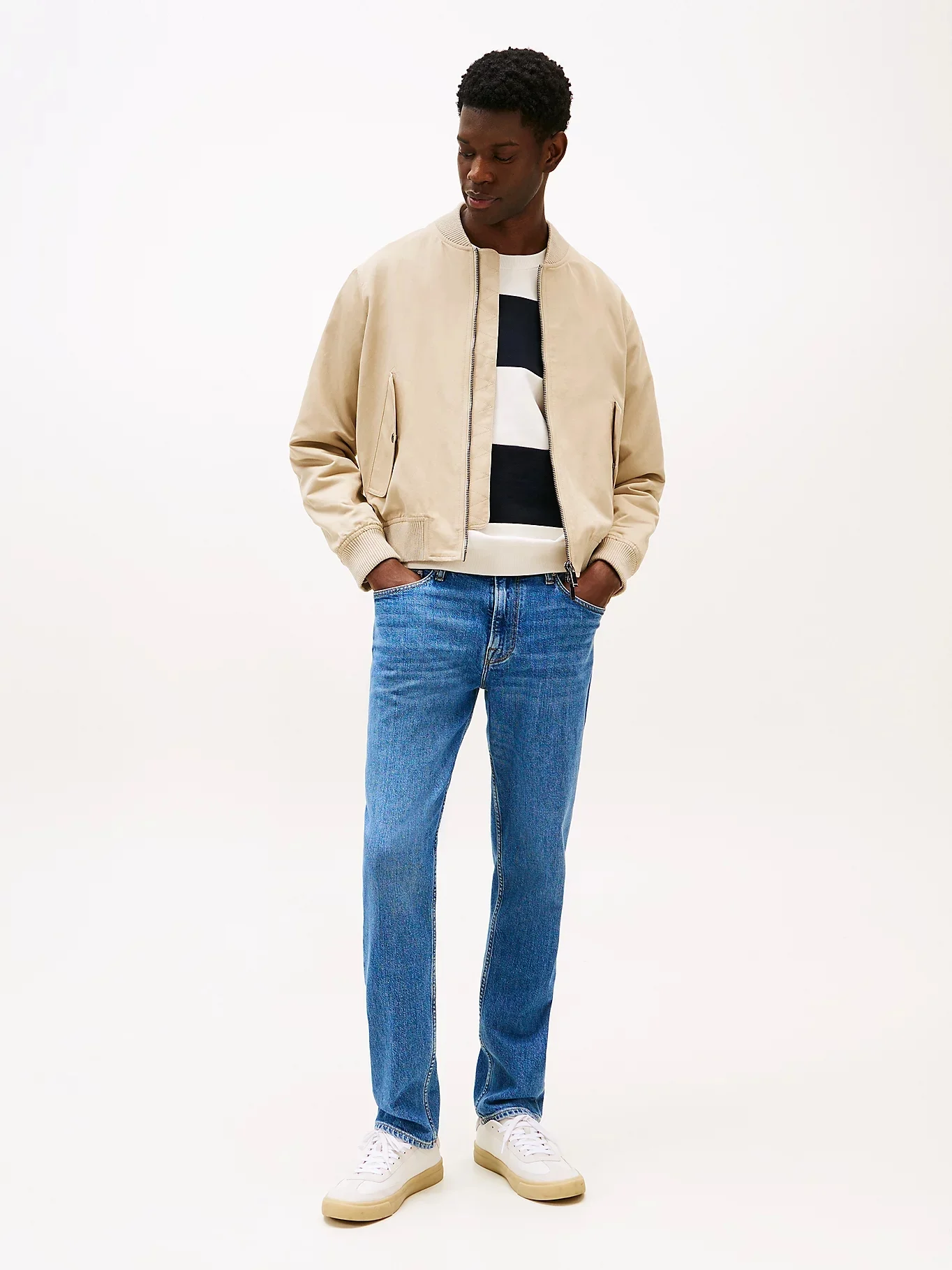 TOMMY HILFIGER Quần Jeans Nam Tapered Harlem STR Roger Idg