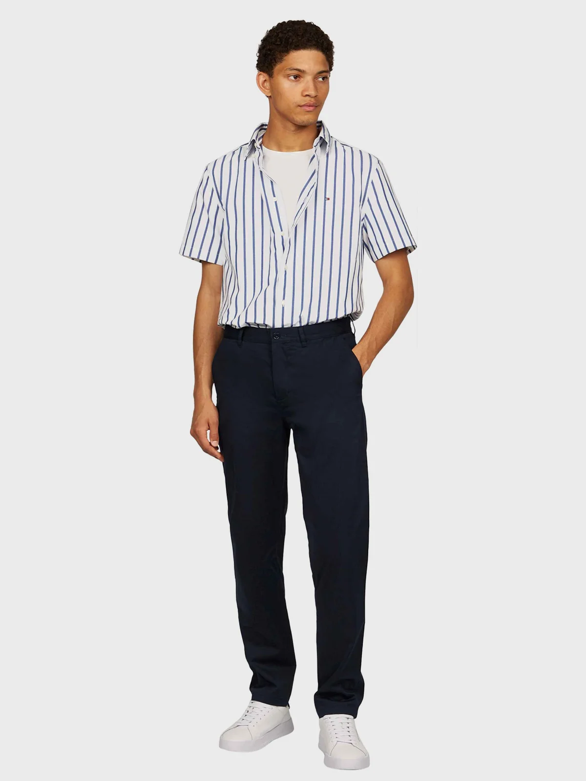 TOMMY HILFIGER Quần Dài Nam LW CTN Satin Denton