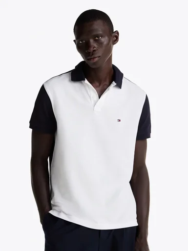 TOMMY HILFIGER Áo Polo Nam Tay Ngắn Colorblock Reg Polo