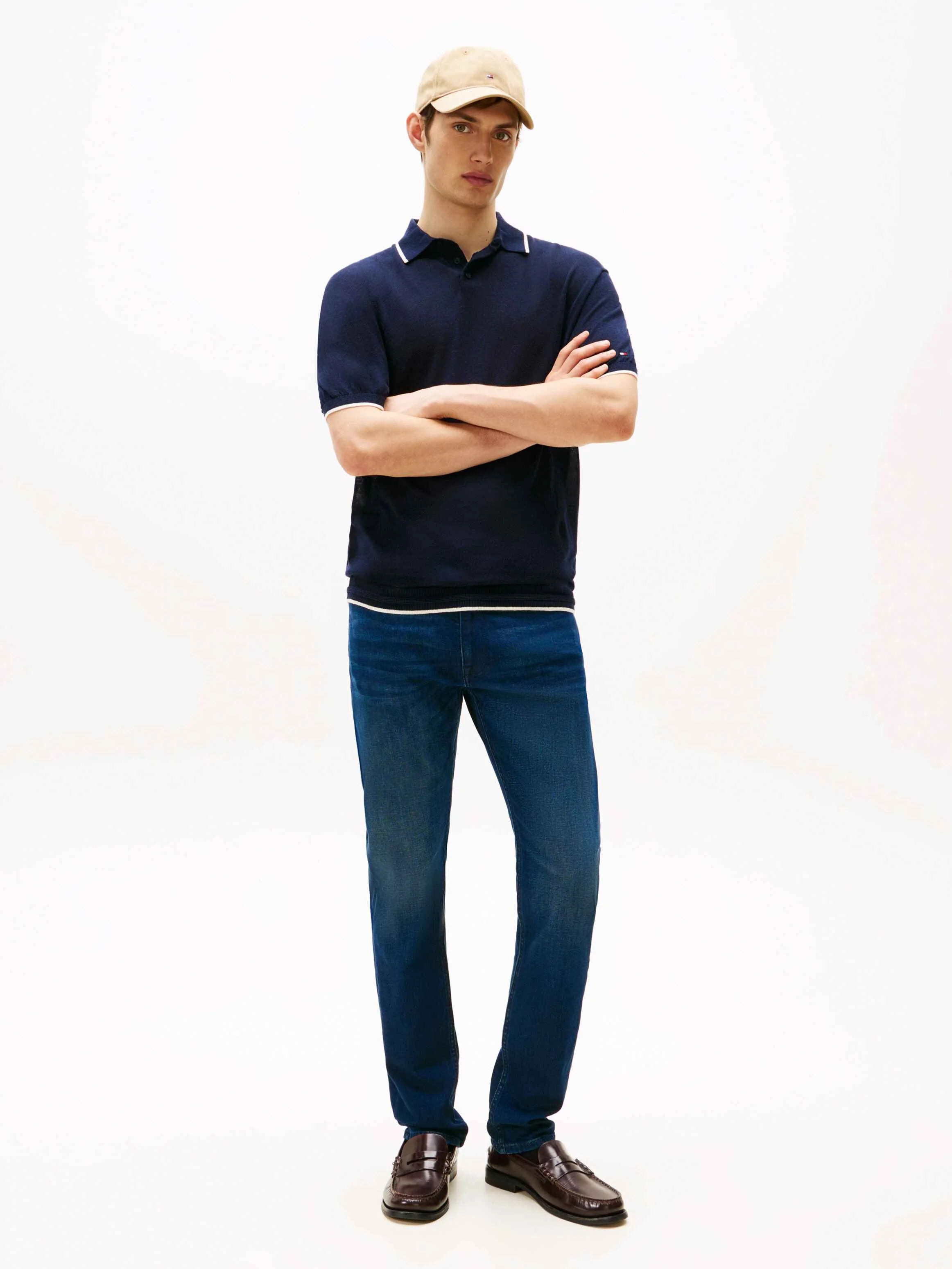 TOMMY HILFIGER Quần Jeans Nam Core Bleecker Deep Blue