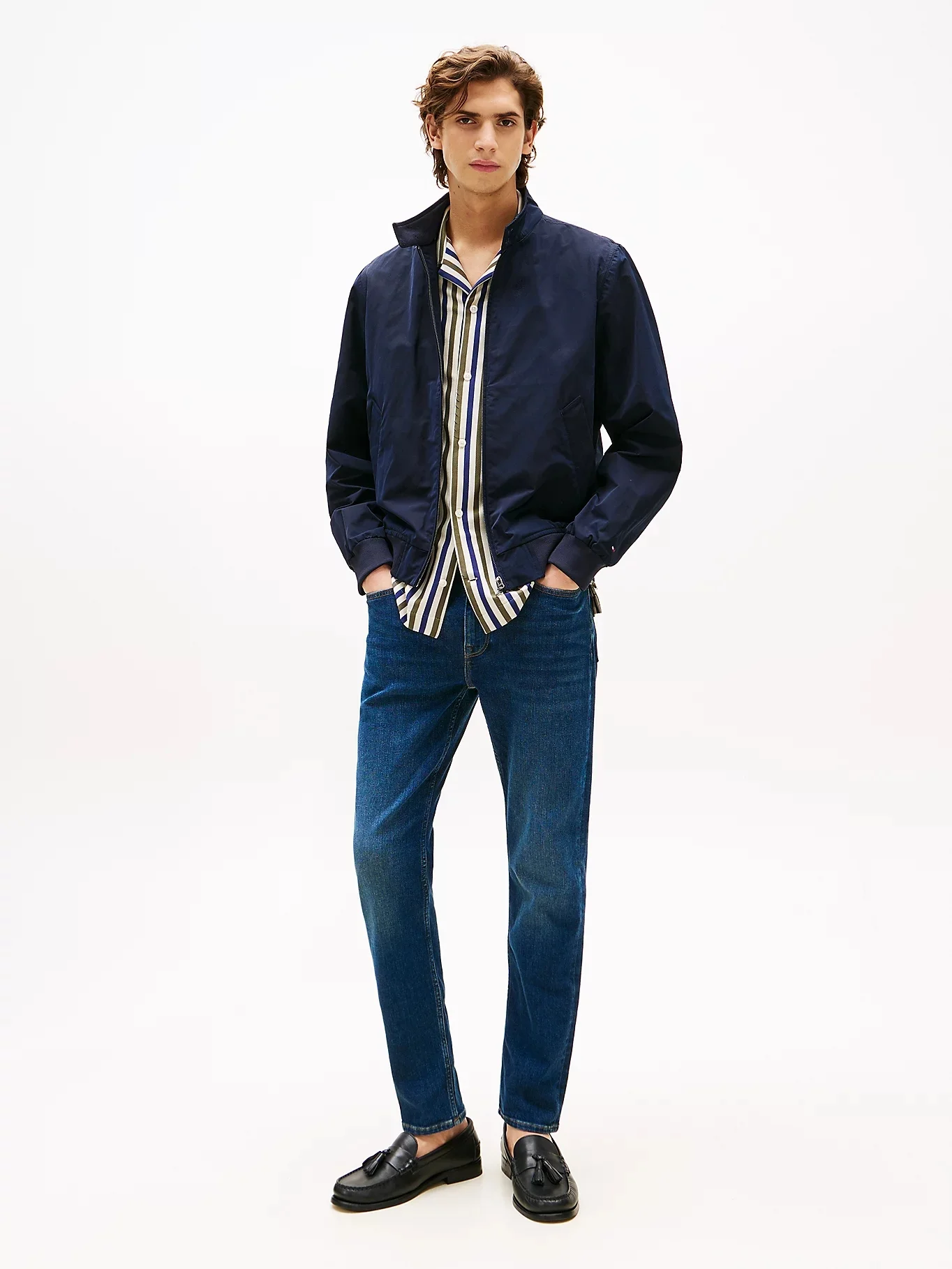 TOMMY HILFIGER Quần Jeans Nam Na Nos Bleecker Dark Indigo