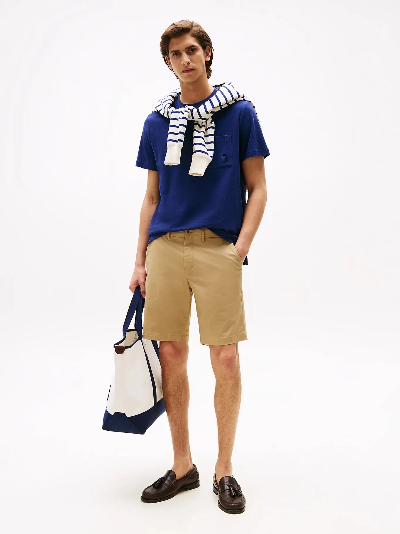 TOMMY HILFIGER Áo Thun Nam Tay Ngắn Monogram IMD Tee