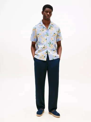 TOMMY HILFIGER Áo Sơ Mi Nam Tay Ngắn LTW Floral Aop SS Shirt