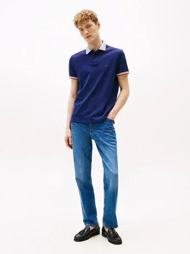 TOMMY HILFIGER Áo Polo Nam Tay Ngắn Contrast Collar Cuff Reg Polo