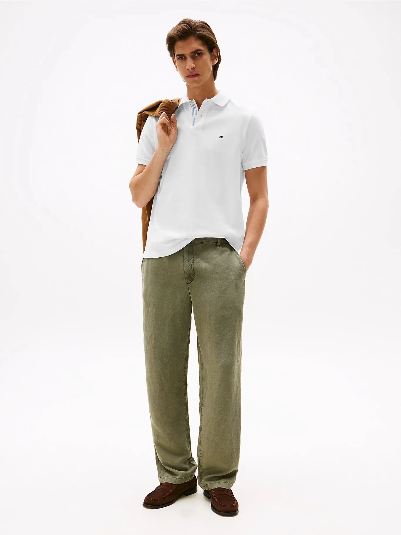 TOMMY HILFIGER Áo Polo Nam Tay Ngắn Seas Placket Intrest Reg Polo