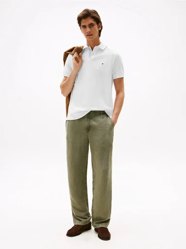 TOMMY HILFIGER Áo Polo Nam Tay Ngắn Seas Placket Intrest Reg Polo