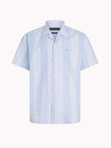 TOMMY HILFIGER Áo Sơ Mi Nam Tay Ngắn T1 SS Boxy Cuban Collar Shirt