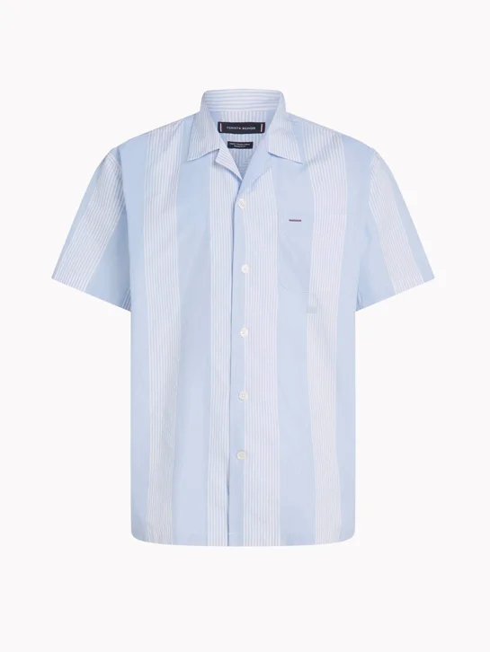 TOMMY HILFIGER Áo Sơ Mi Nam Tay Ngắn T1 SS Boxy Cuban Collar Shirt