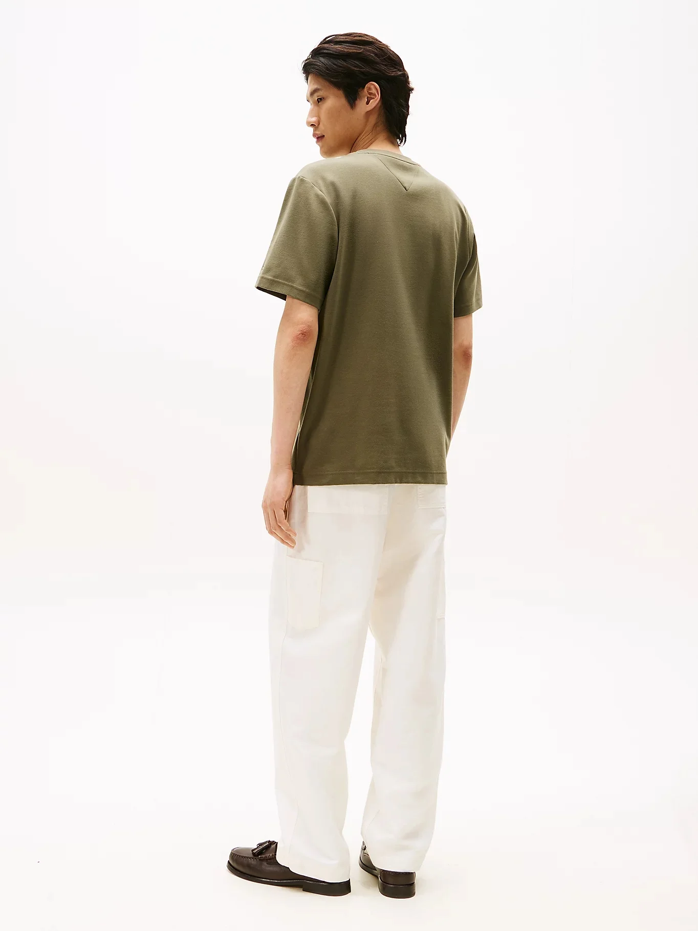 TOMMY HILFIGER Áo Thun Nam Tay Ngắn Seasonal Flag Logo Tee