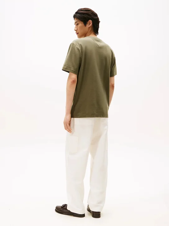 TOMMY HILFIGER Áo Thun Nam Tay Ngắn Seasonal Flag Logo Tee