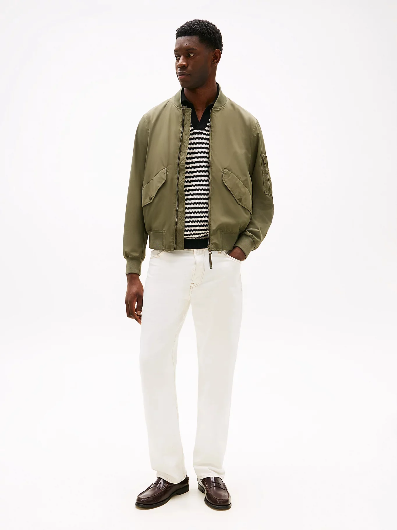 TOMMY HILFIGER Áo Khoác Nam Tay Dài Packable Bomber