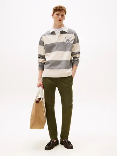 TOMMY HILFIGER Quần Dài Nam Bleecker Print Structure Chino