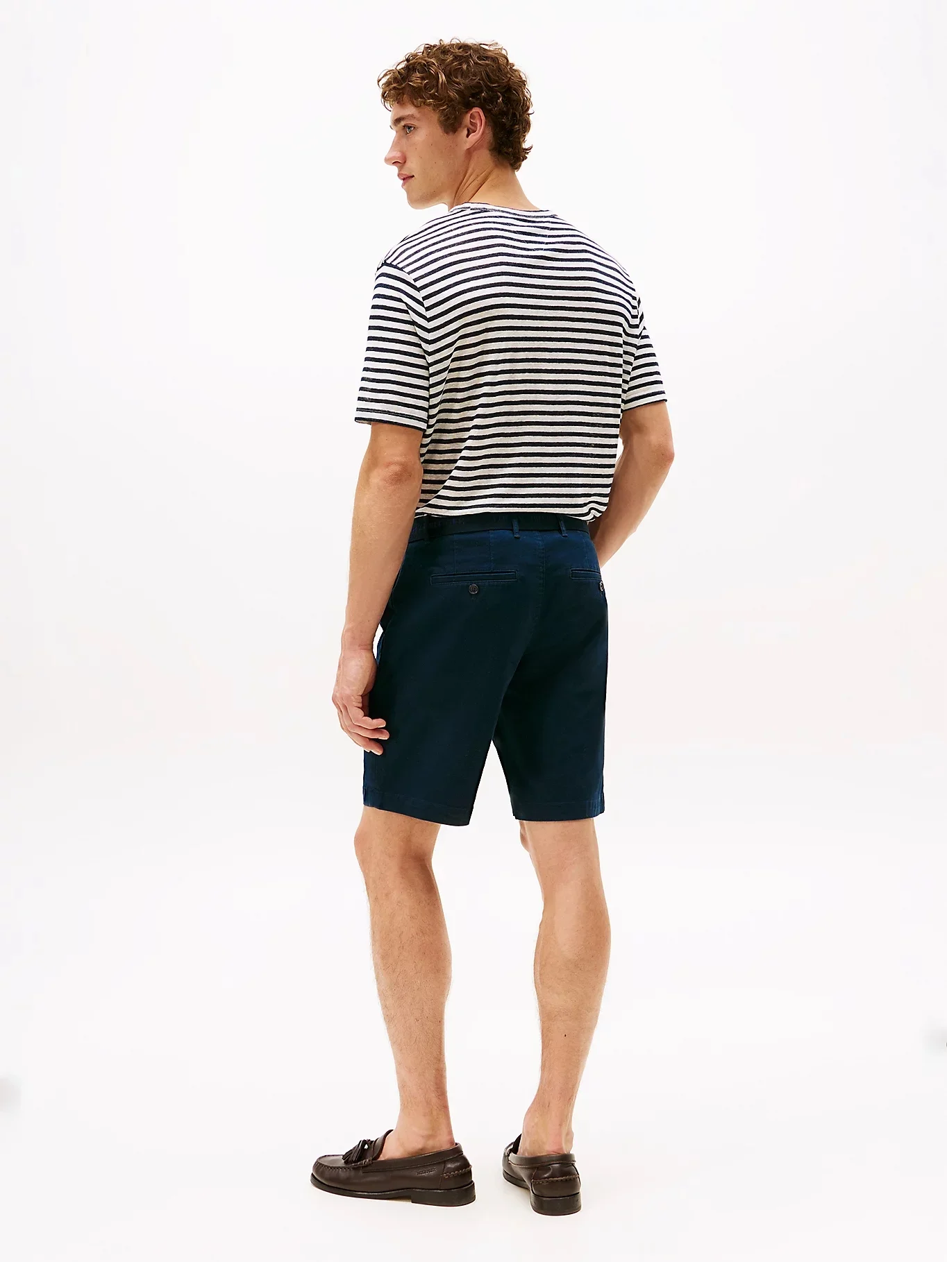 TOMMY HILFIGER Quần Ngắn Nam Brooklyn Ess Twill Belt Short