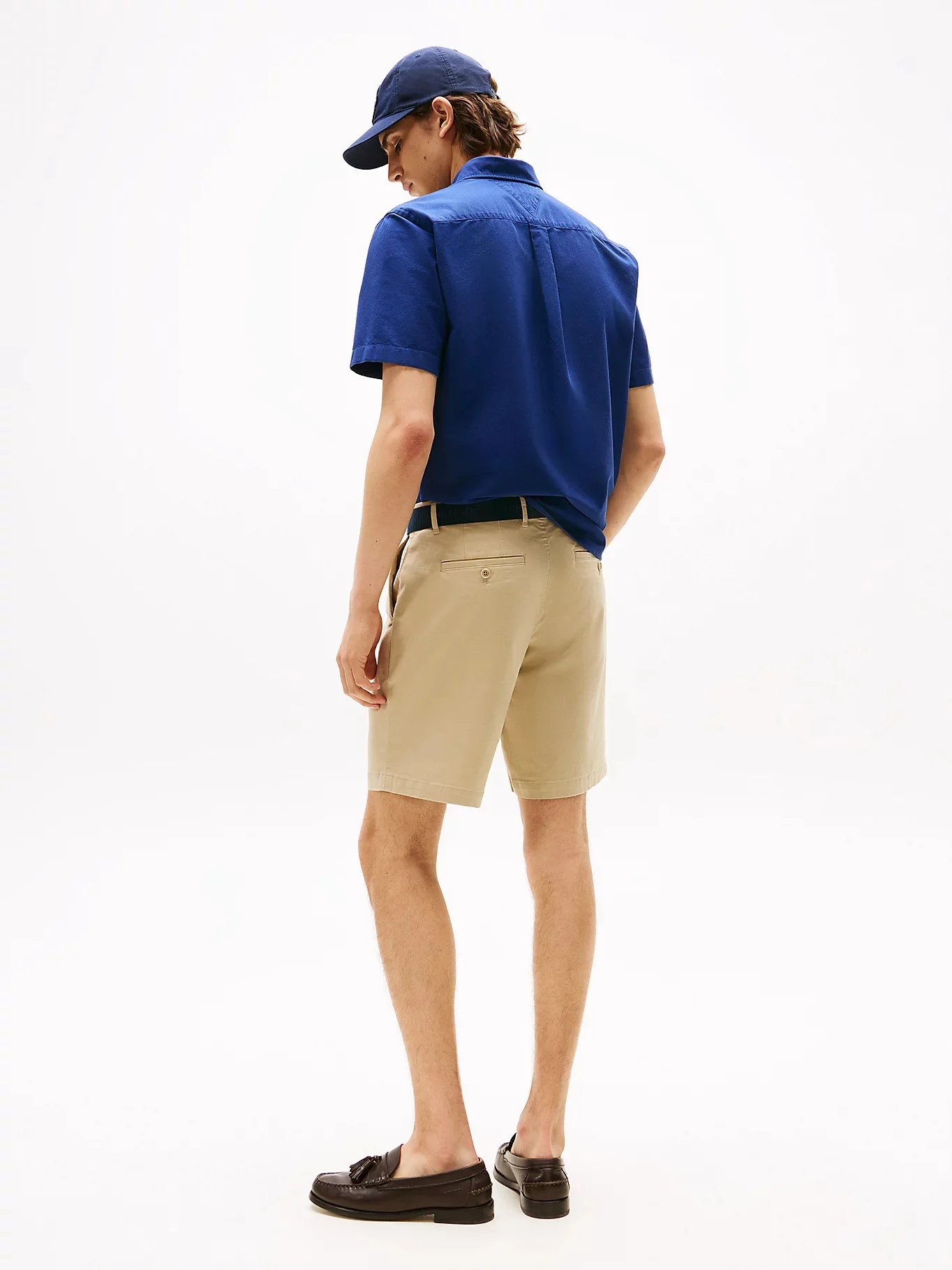 TOMMY HILFIGER Quần Ngắn Nam Brooklyn Ess Twill Belt Short