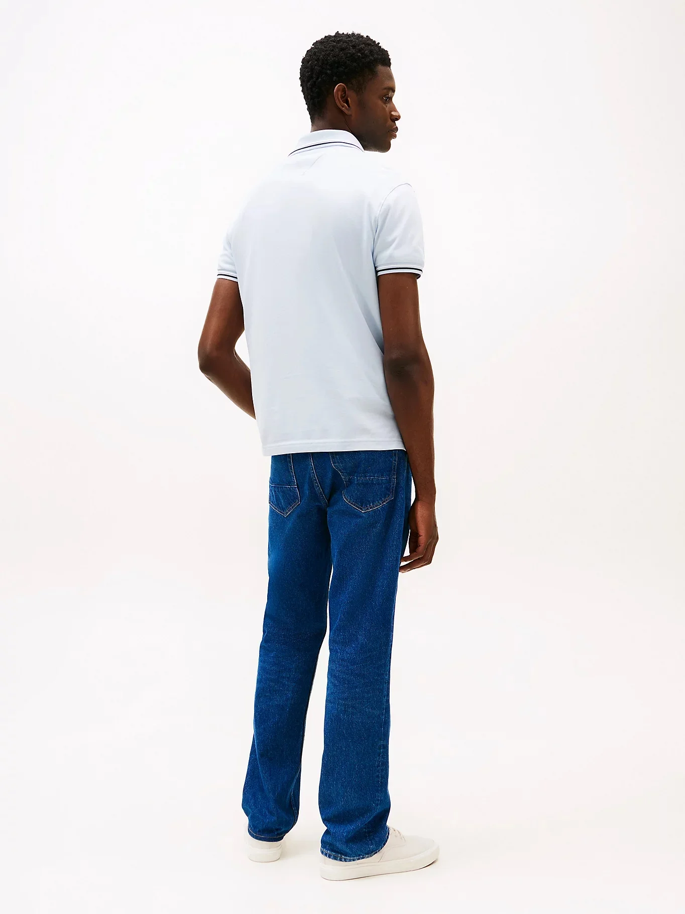 TOMMY HILFIGER Áo Polo Nam Tay Ngắn Tipped Slim Fit Seasonal Polo