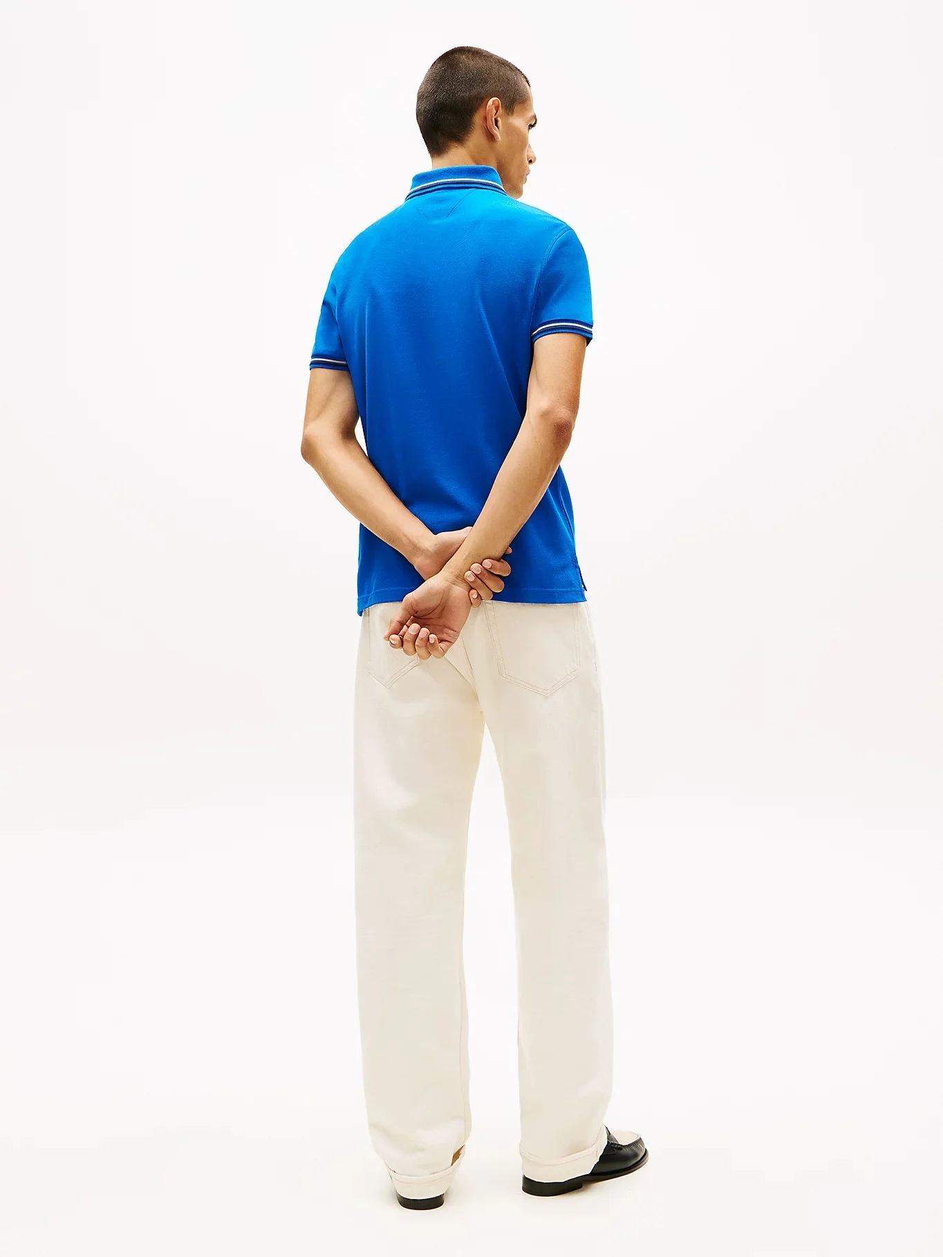 TOMMY HILFIGER Áo Polo Nam Tay Ngắn Tipped Slim Fit Seasonal Polo